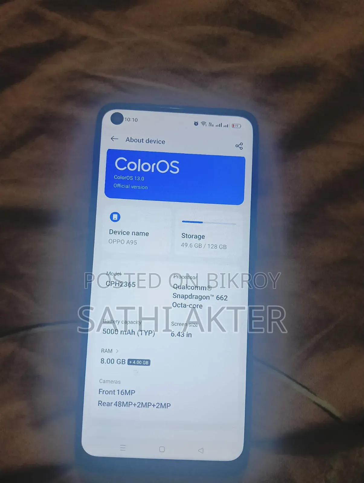 Oppo A95 128 GB Blue