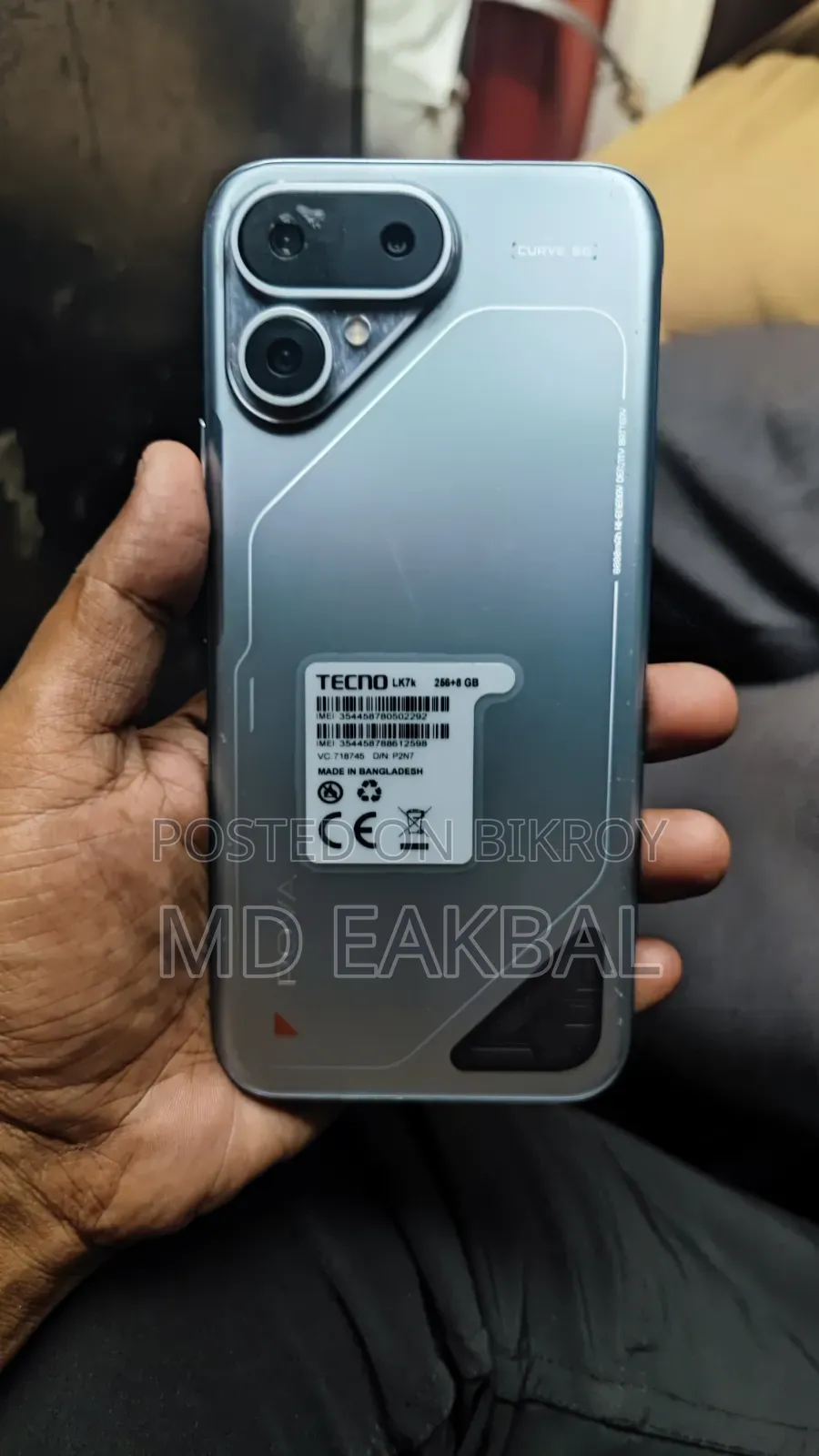 Tecno Pova Curve 2 256 GB Gray