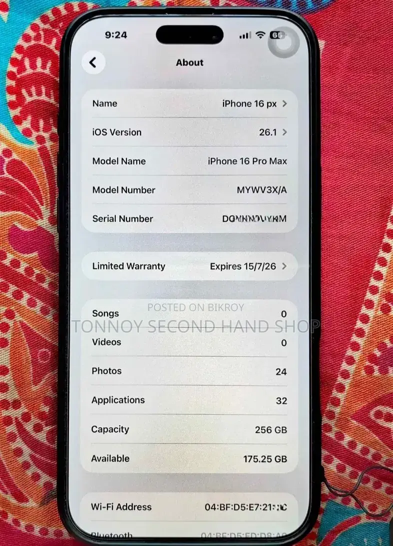 New Apple iPhone 16 Pro Max 512 GB Gray