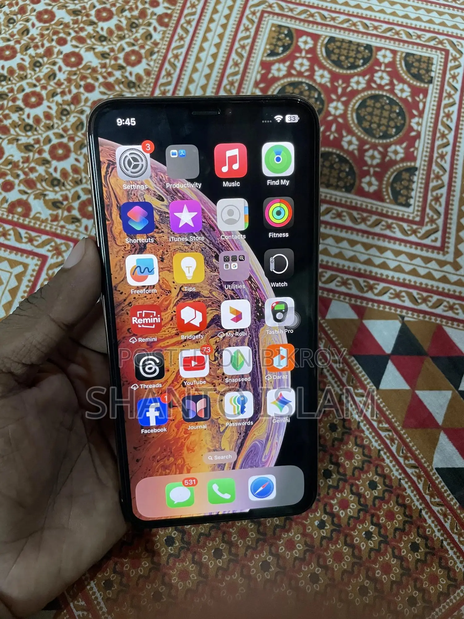 Apple iPhone XS Max 64 GB Gold