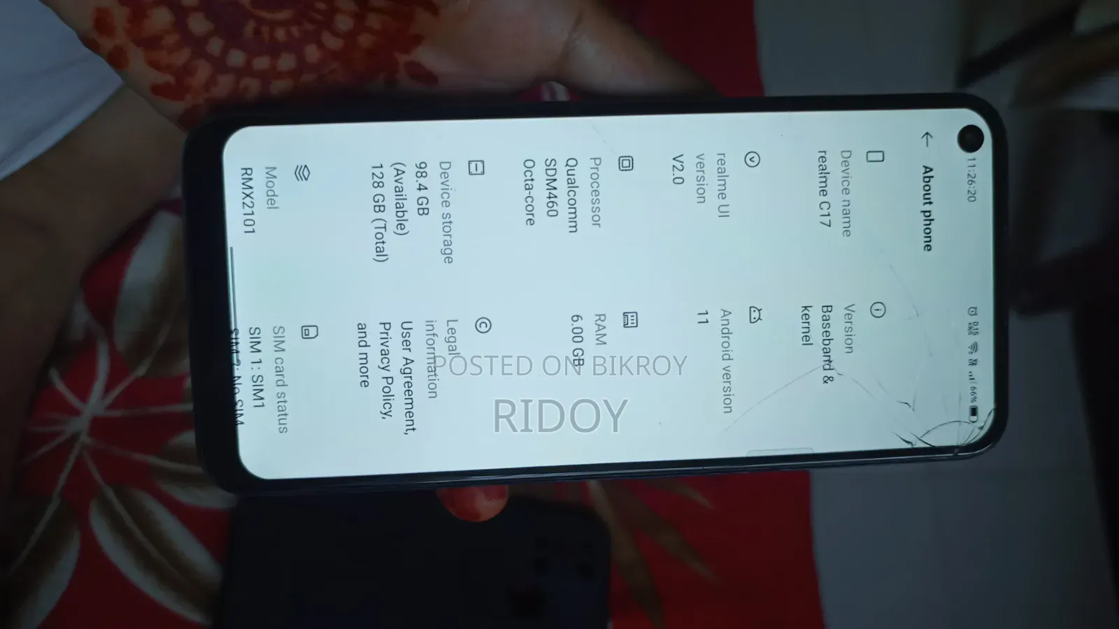 Realme C17 128 GB Blue