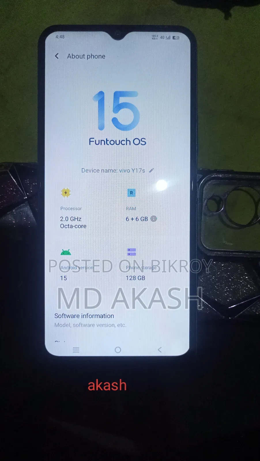 Vivo Y17s 128 GB Purple
