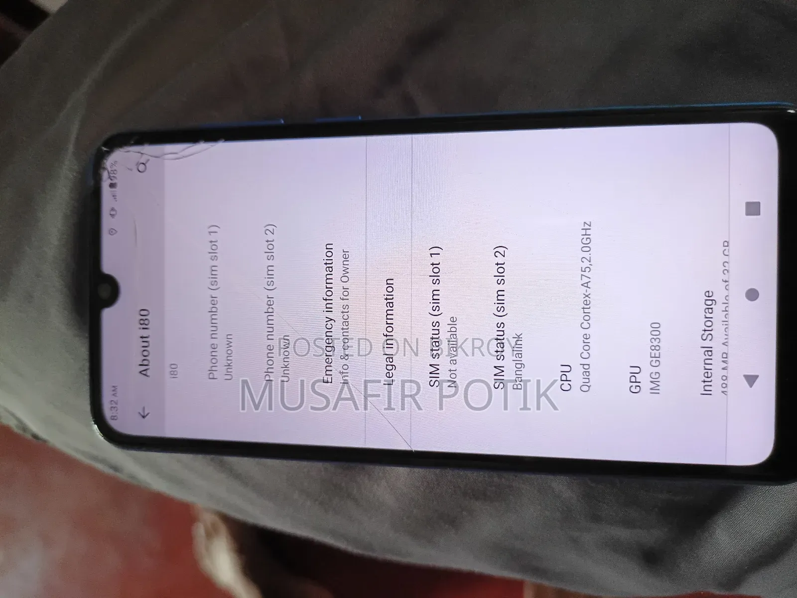 Symphony I80 32 GB Blue