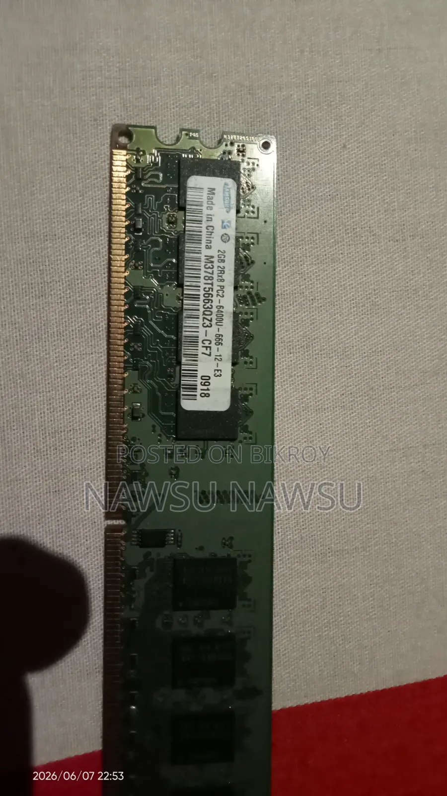 Samsung Ddr2 2gb Ram