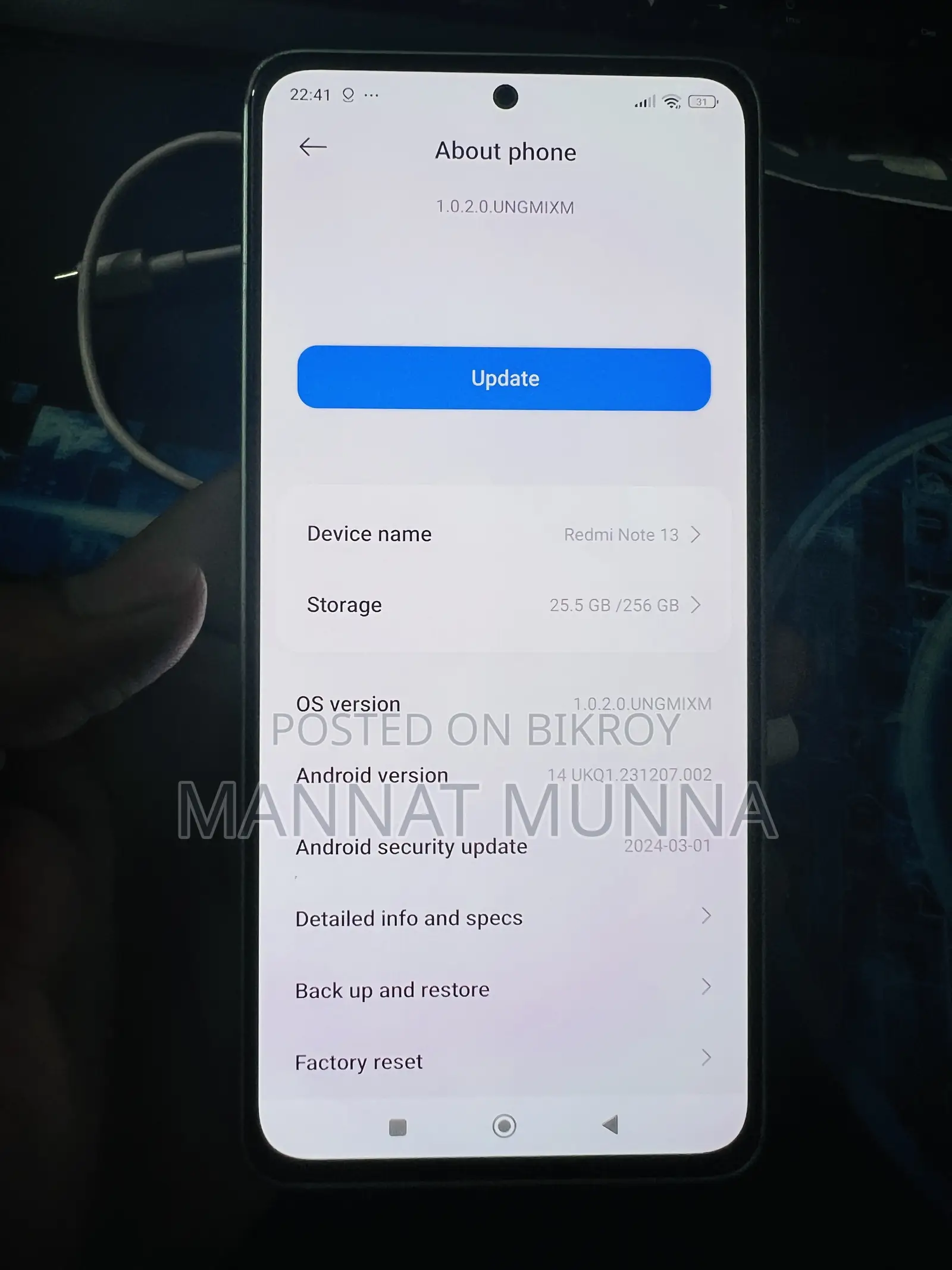 Xiaomi Redmi Note 13 256 GB Green