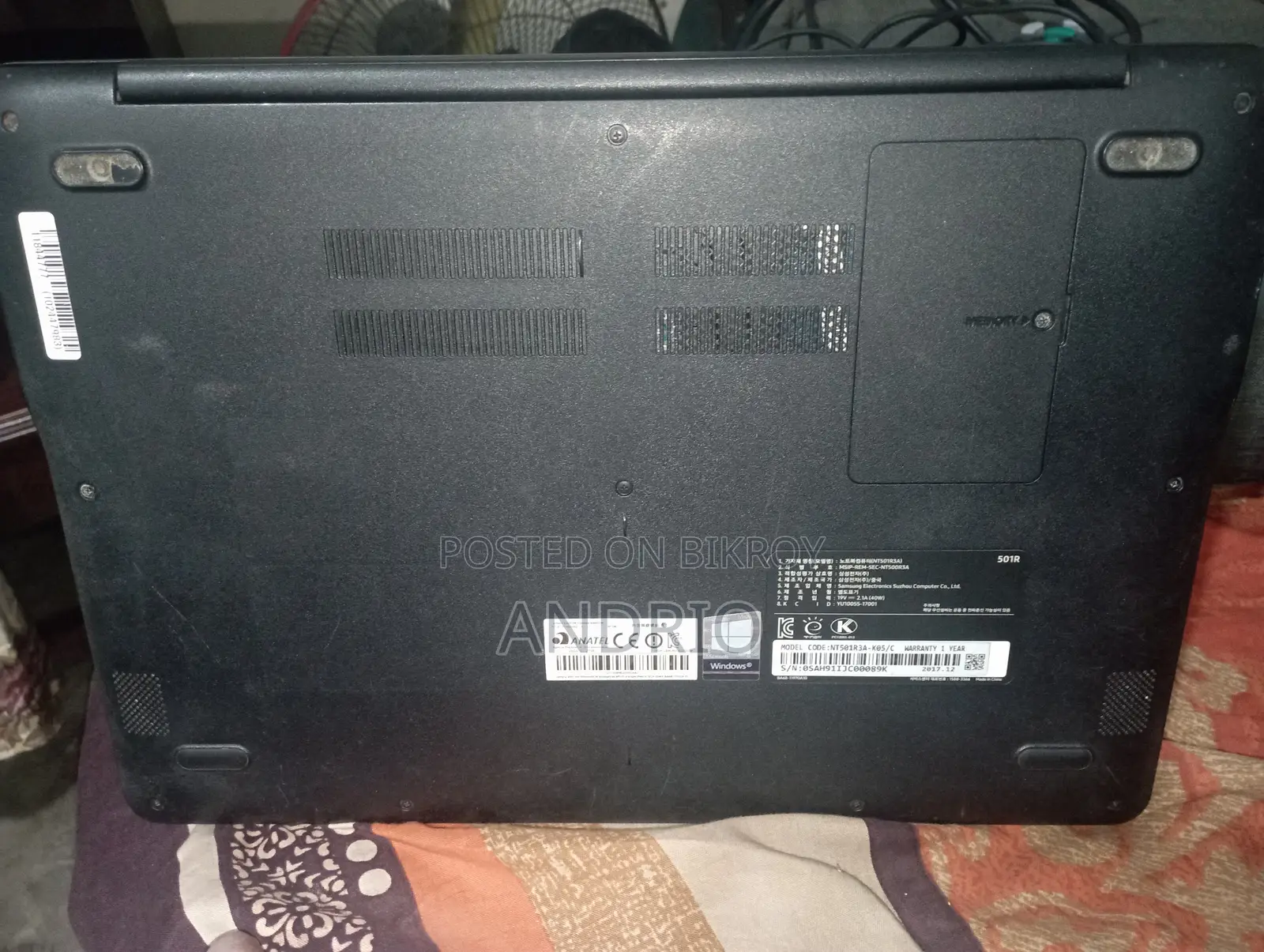 Laptop Samsung N350 8GB Intel Core I5 SSD 128GB