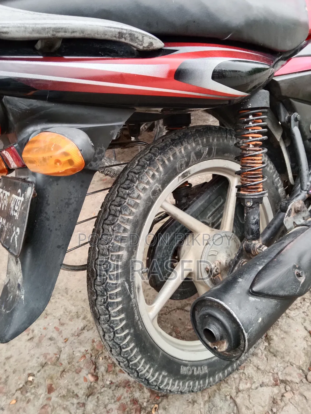 Bajaj Platina 100 2013 Red
