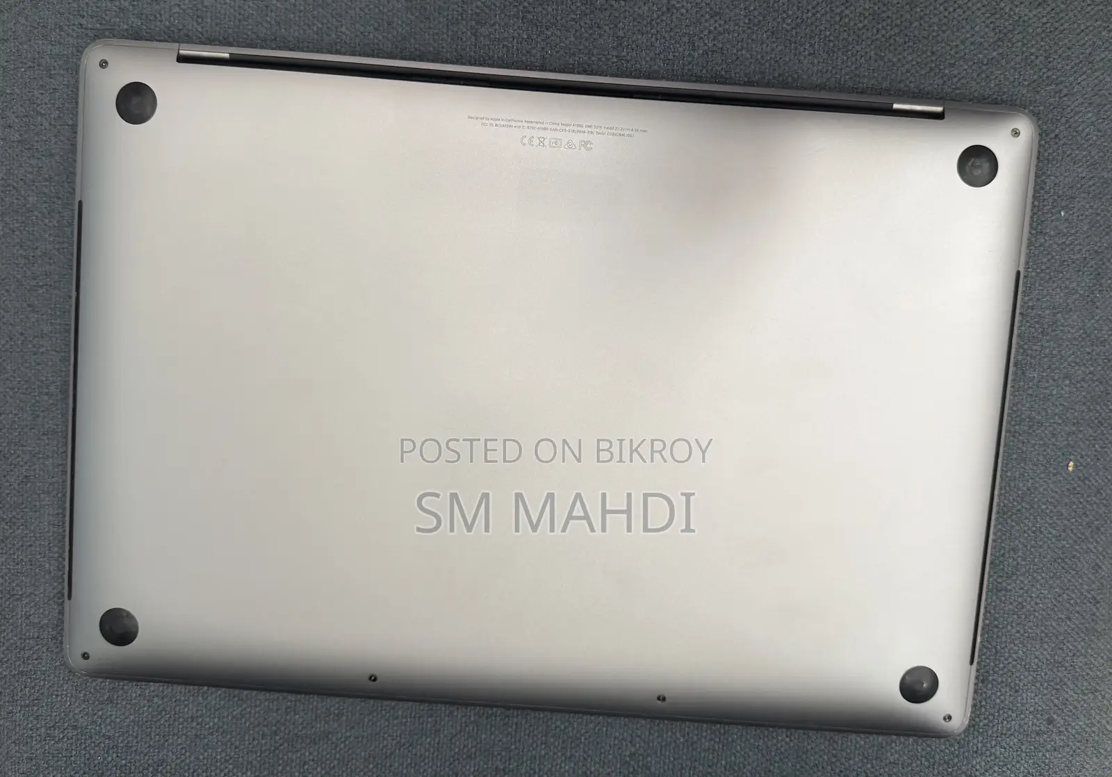 Laptop Apple MacBook Pro 2018 16GB Intel Core I7 HDD+SSD 512GB