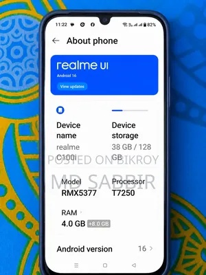 New Realme C100i 128 GB Purple
