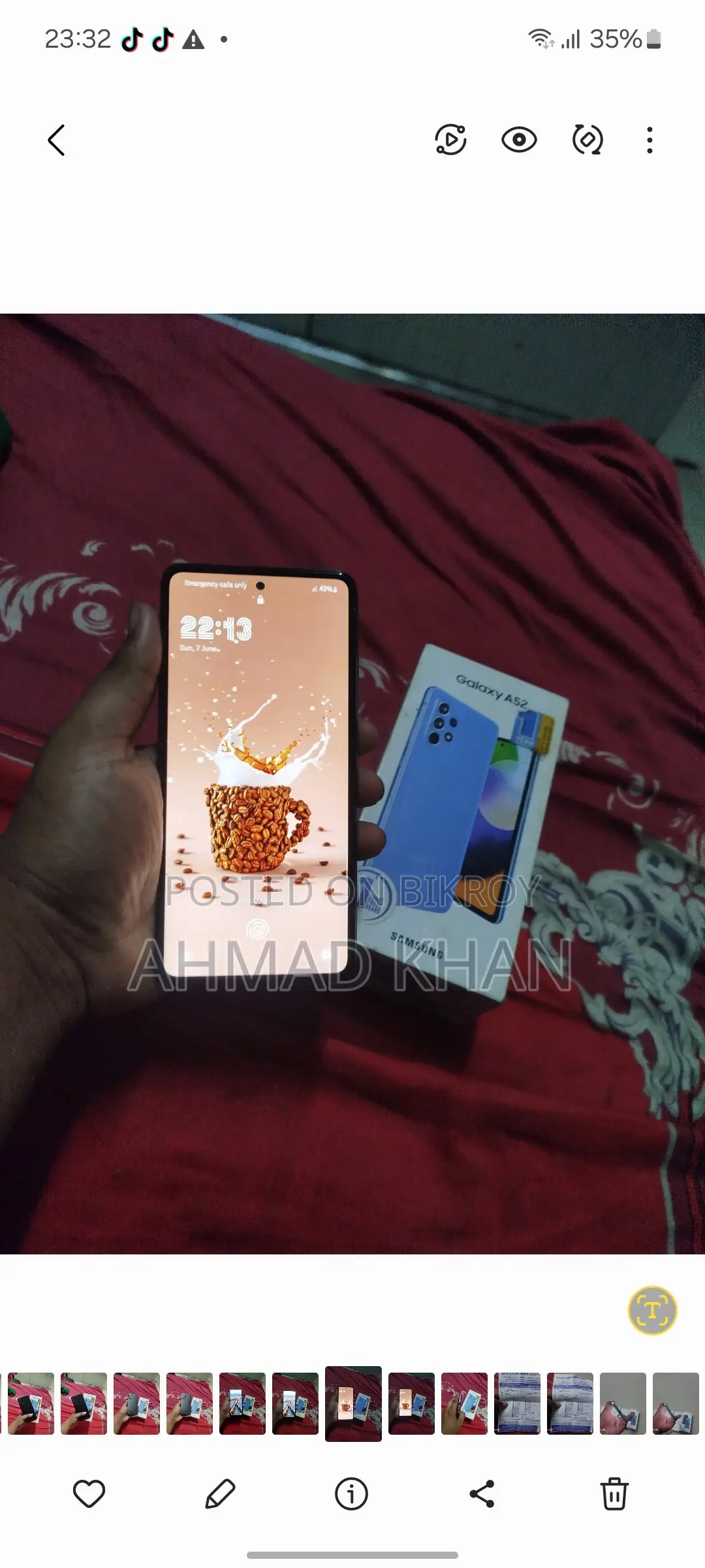 Samsung Galaxy A52 5G 128 GB Black