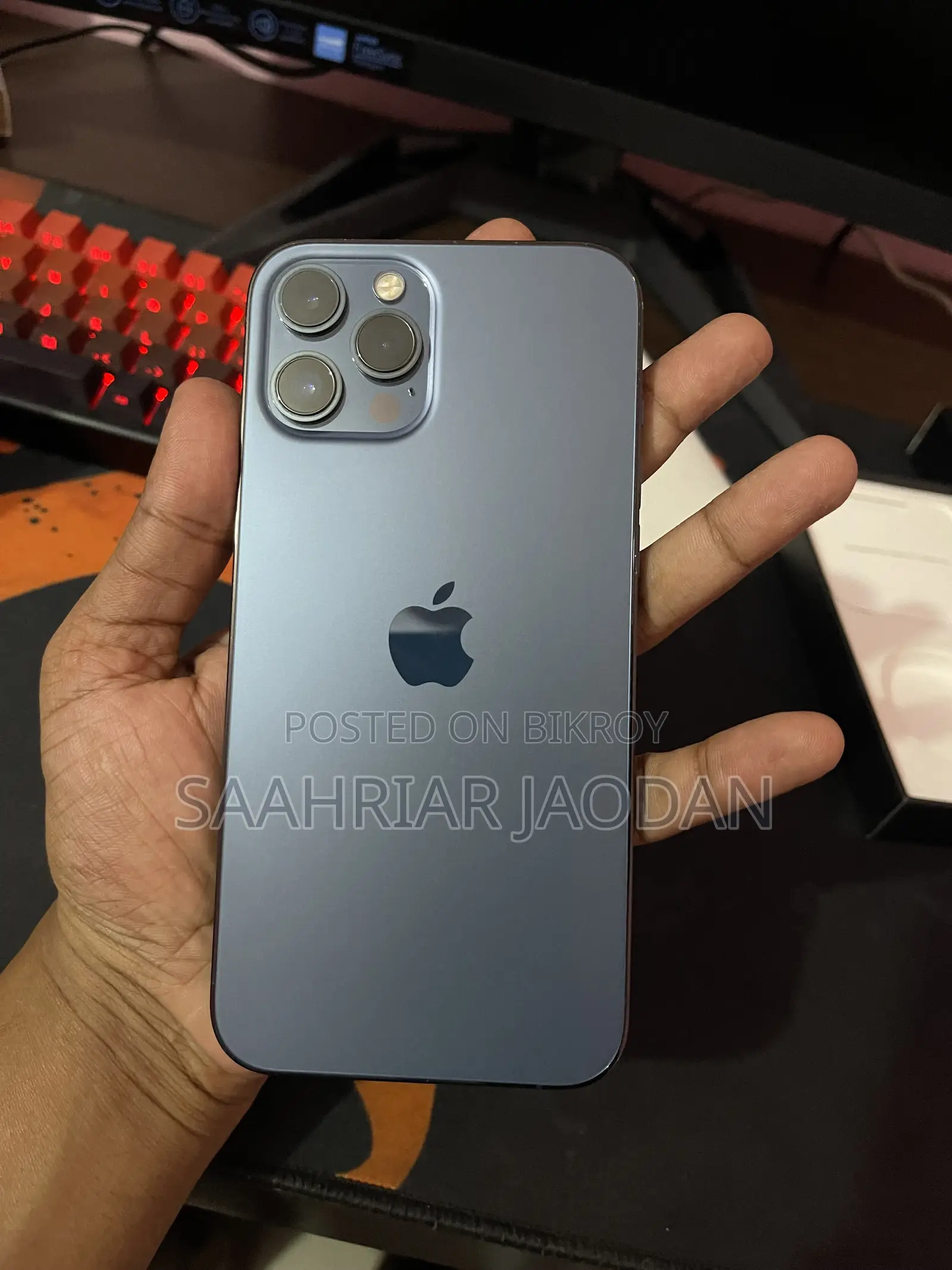অ্যাপল আইফোন ১২ প্রো ম্যাক্স ২৫৬ জিবি ব্লু
