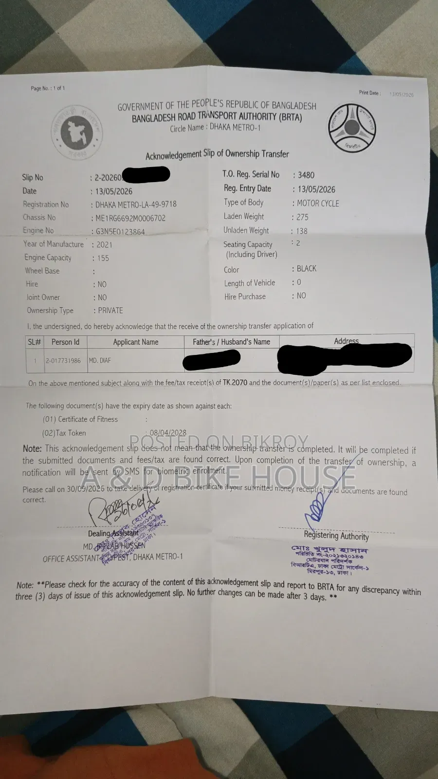 Yamaha FZ 2021 Black