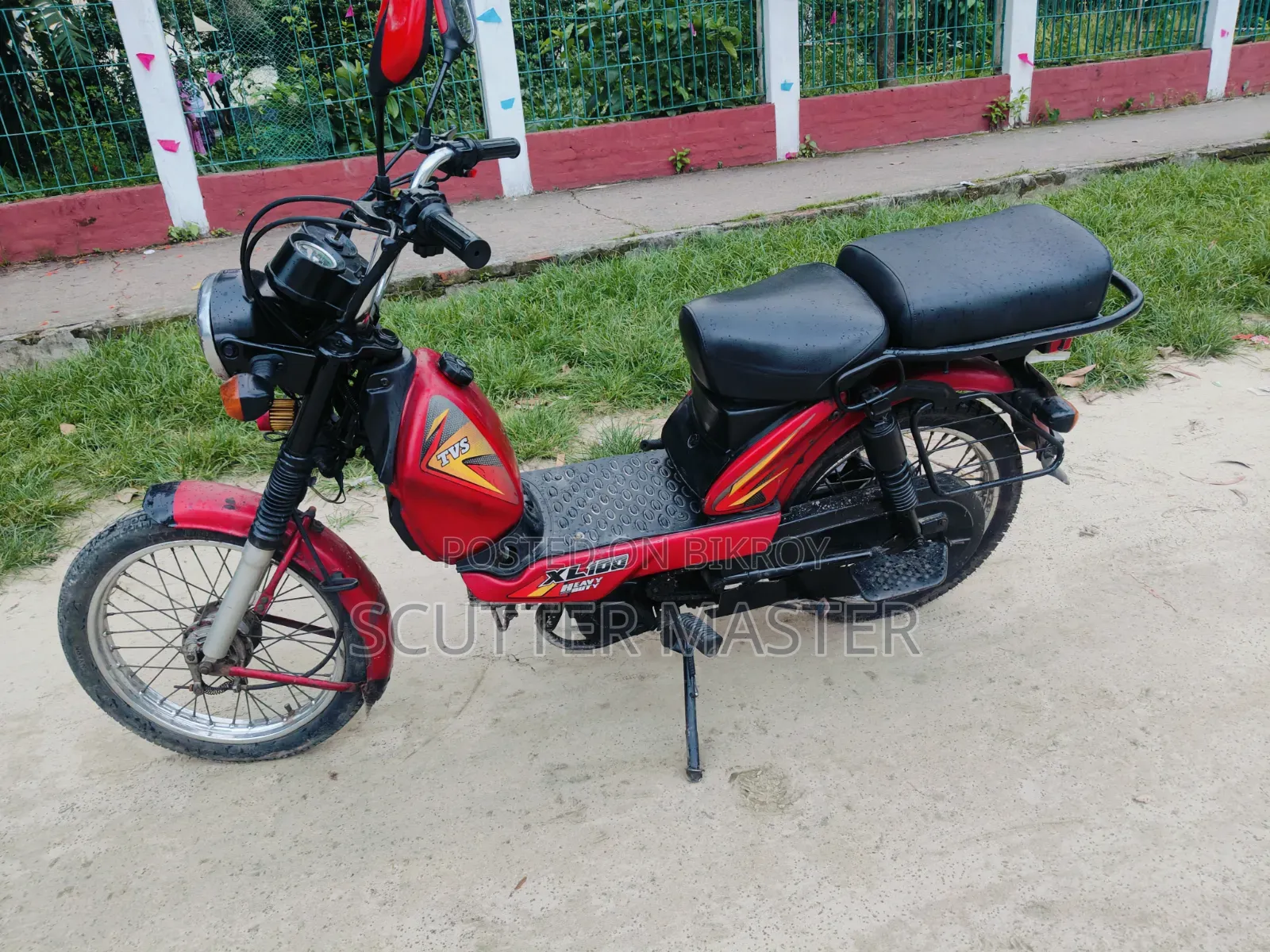 TVS XL 100 2018 Red