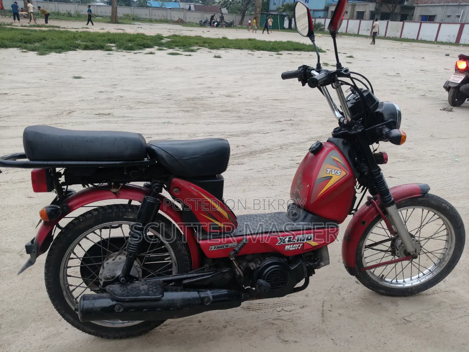 TVS XL 100 2018 Red