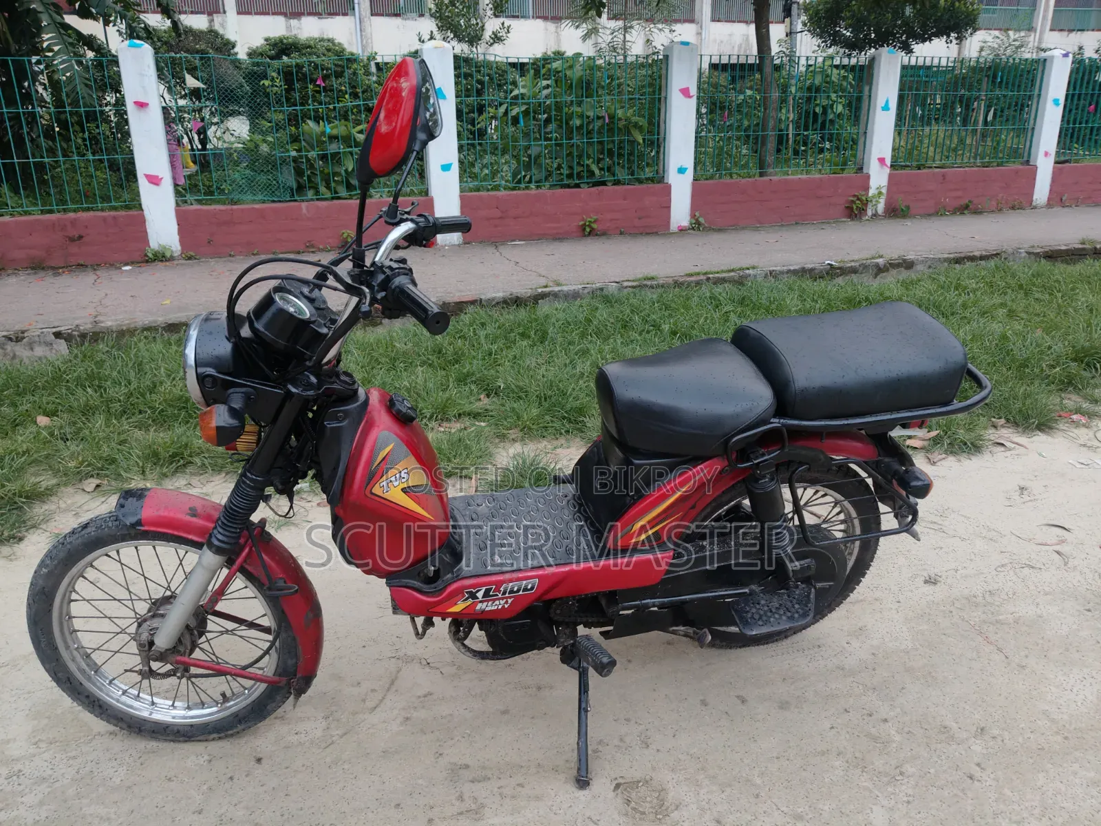 TVS XL 100 2018 Red