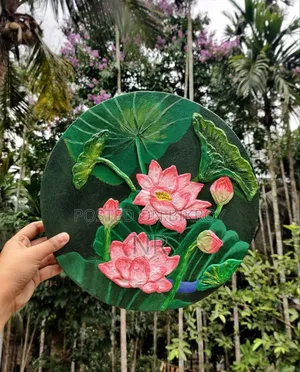 পদ্ম টেক্সচার পেইন্টিং
