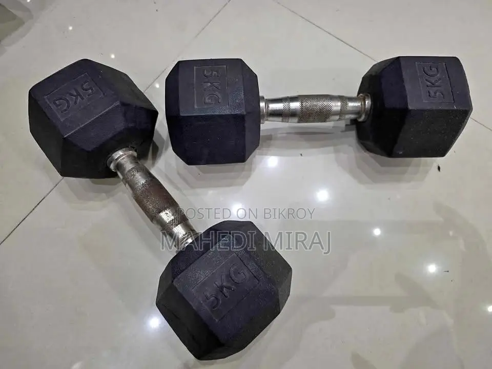 Hex Dumbbell 5kg Pair- Used