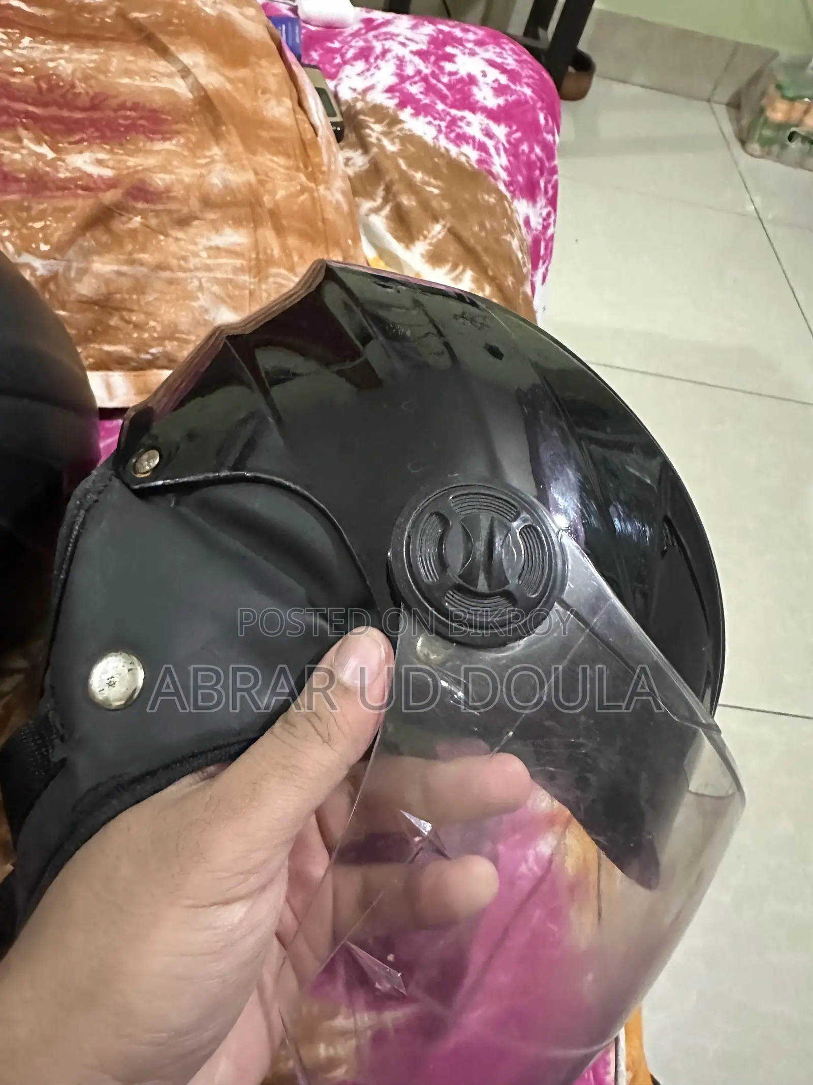 Helmet With Glass