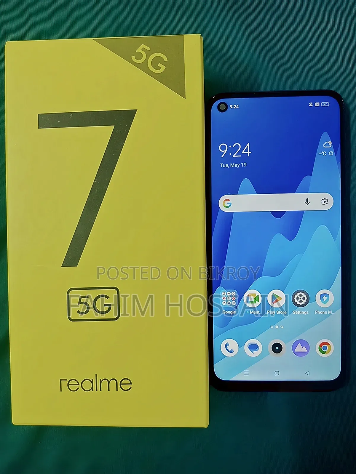 New Realme 7 5G 128 GB Blue