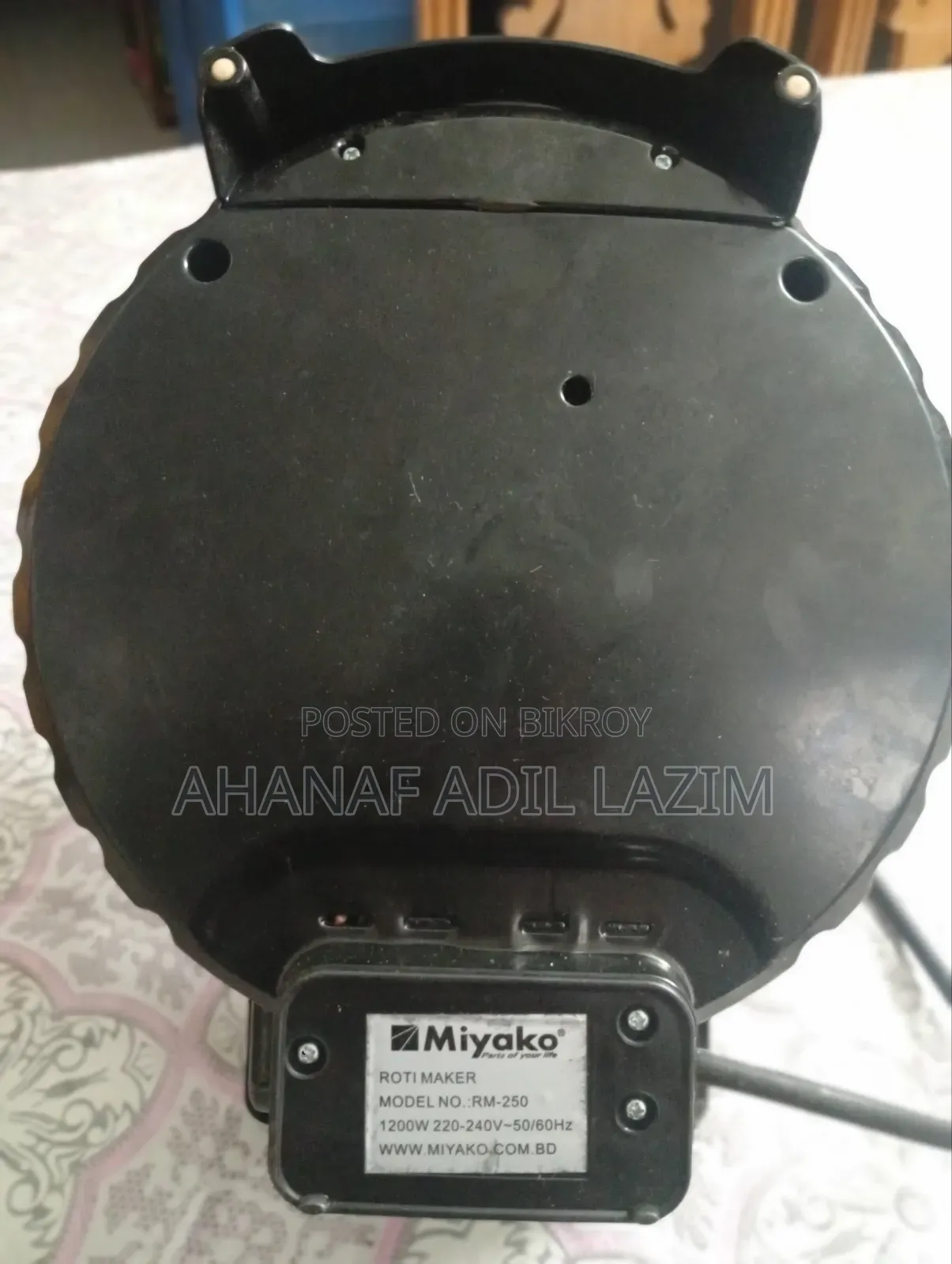 Miyako Electric Roti Maker | Good Condition | Fully Functional
