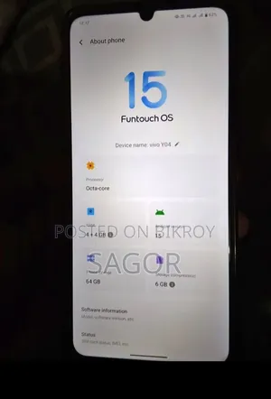 Vivo Y04 64 GB Gold