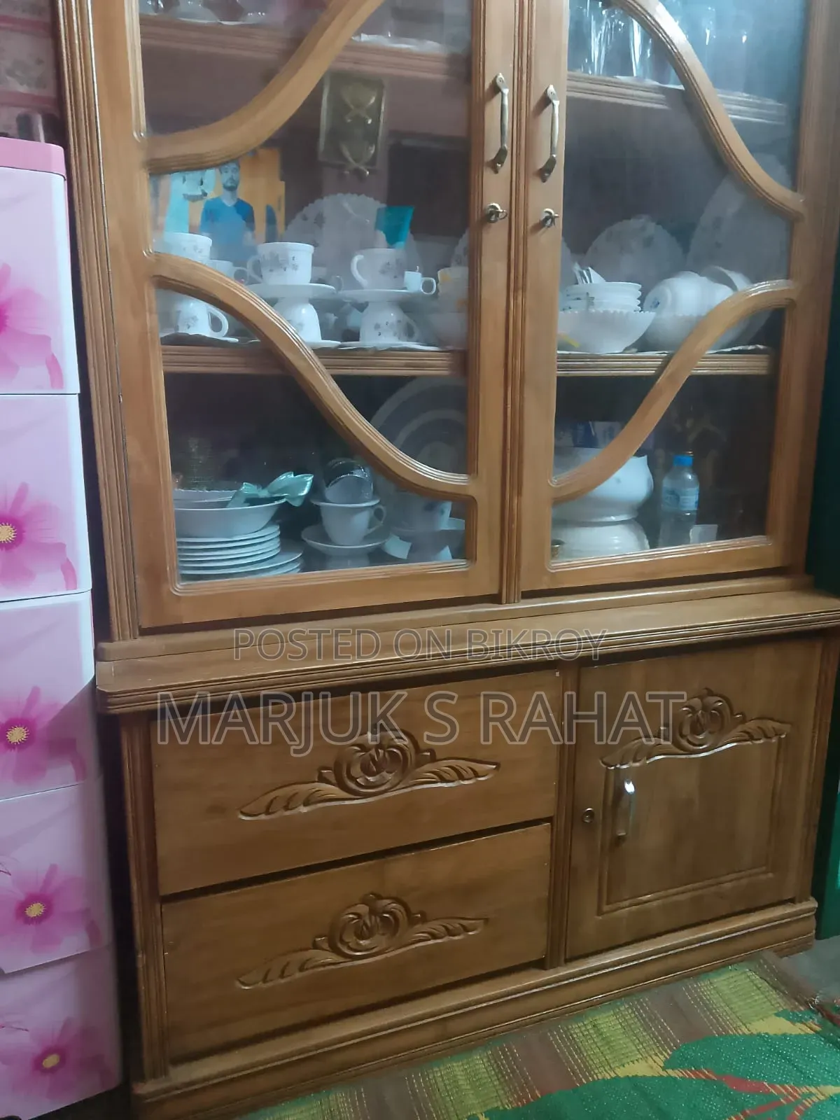Teak Wood Suitcase