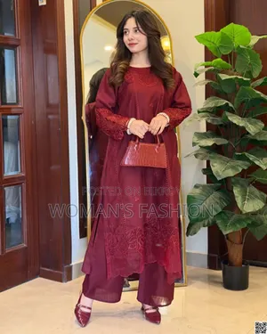 চেরি এমব্রয়ডারি করা ২ পিস