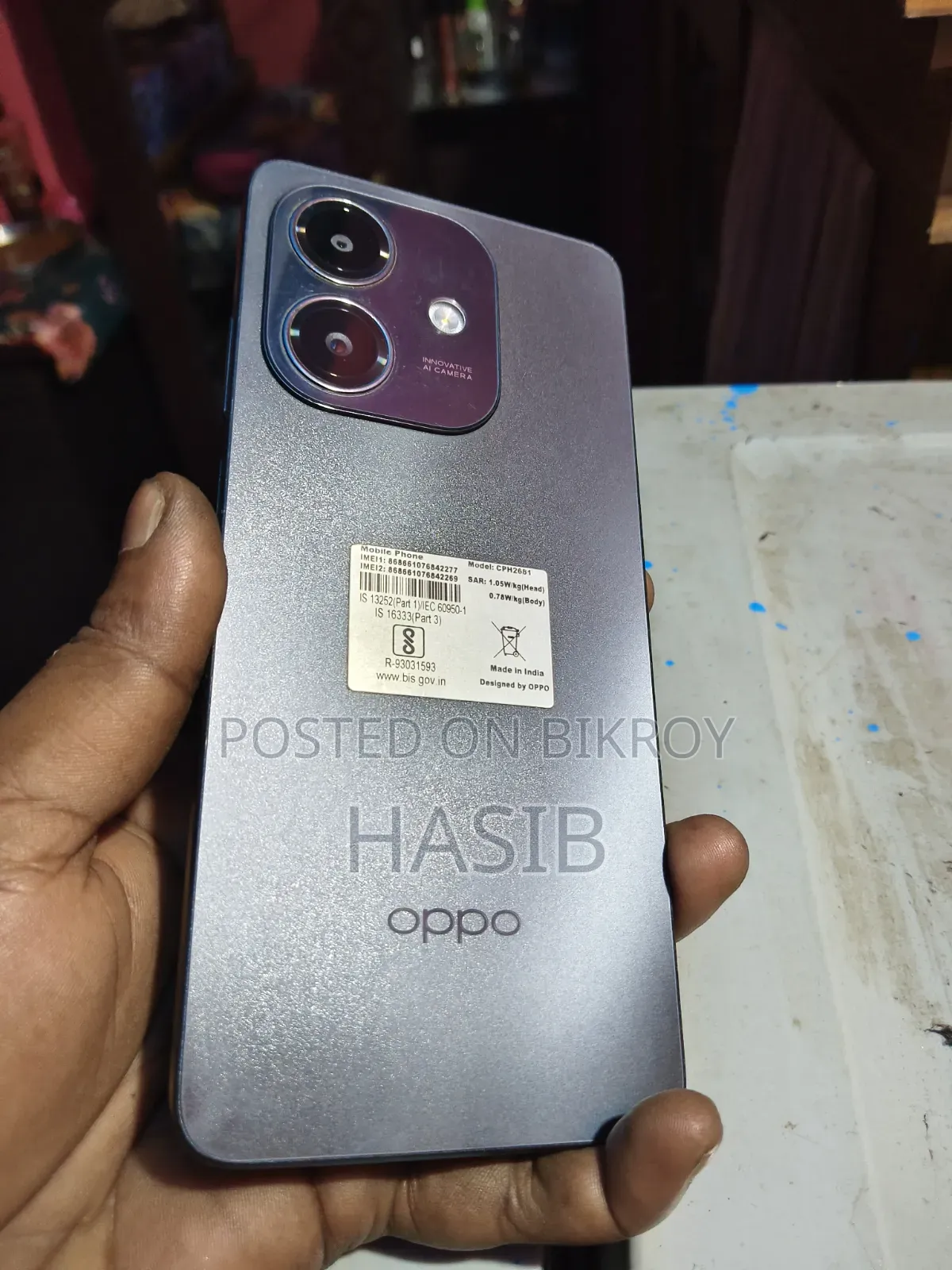 Oppo A3x 128 GB Gray