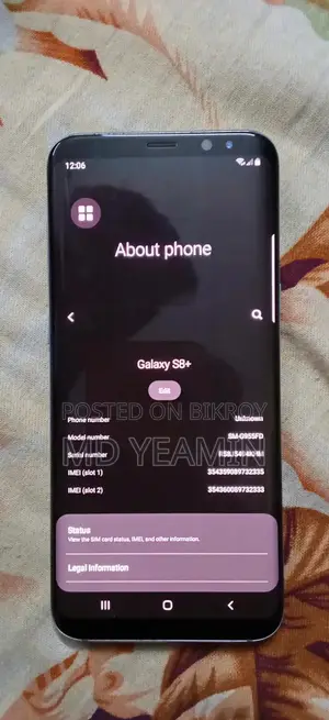 Samsung Galaxy S8 Plus 64 GB Black