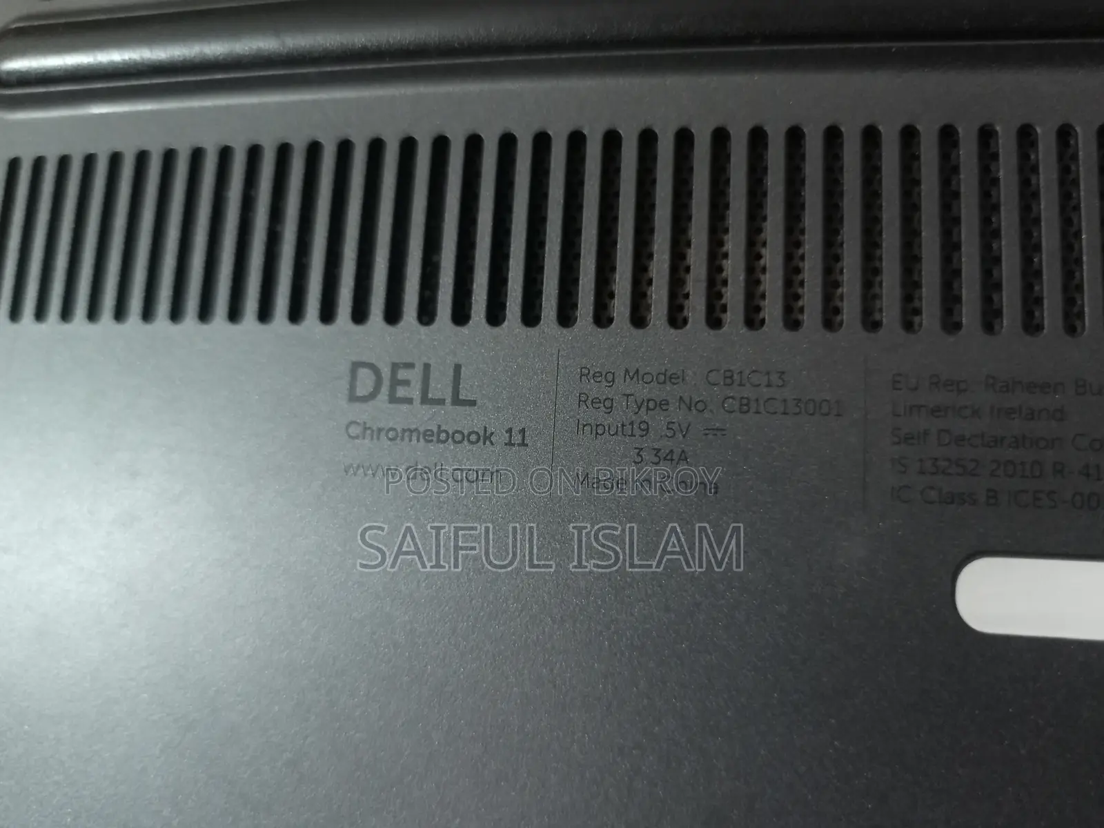Laptop Dell Chromebook 11 2GB Intel Celeron eMMC 16 GB