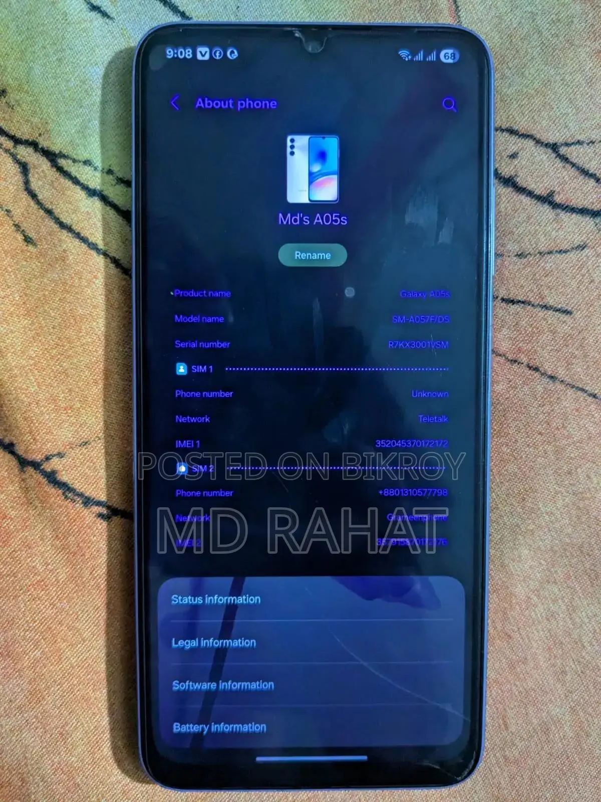 Samsung Galaxy A05s 128 GB Pink