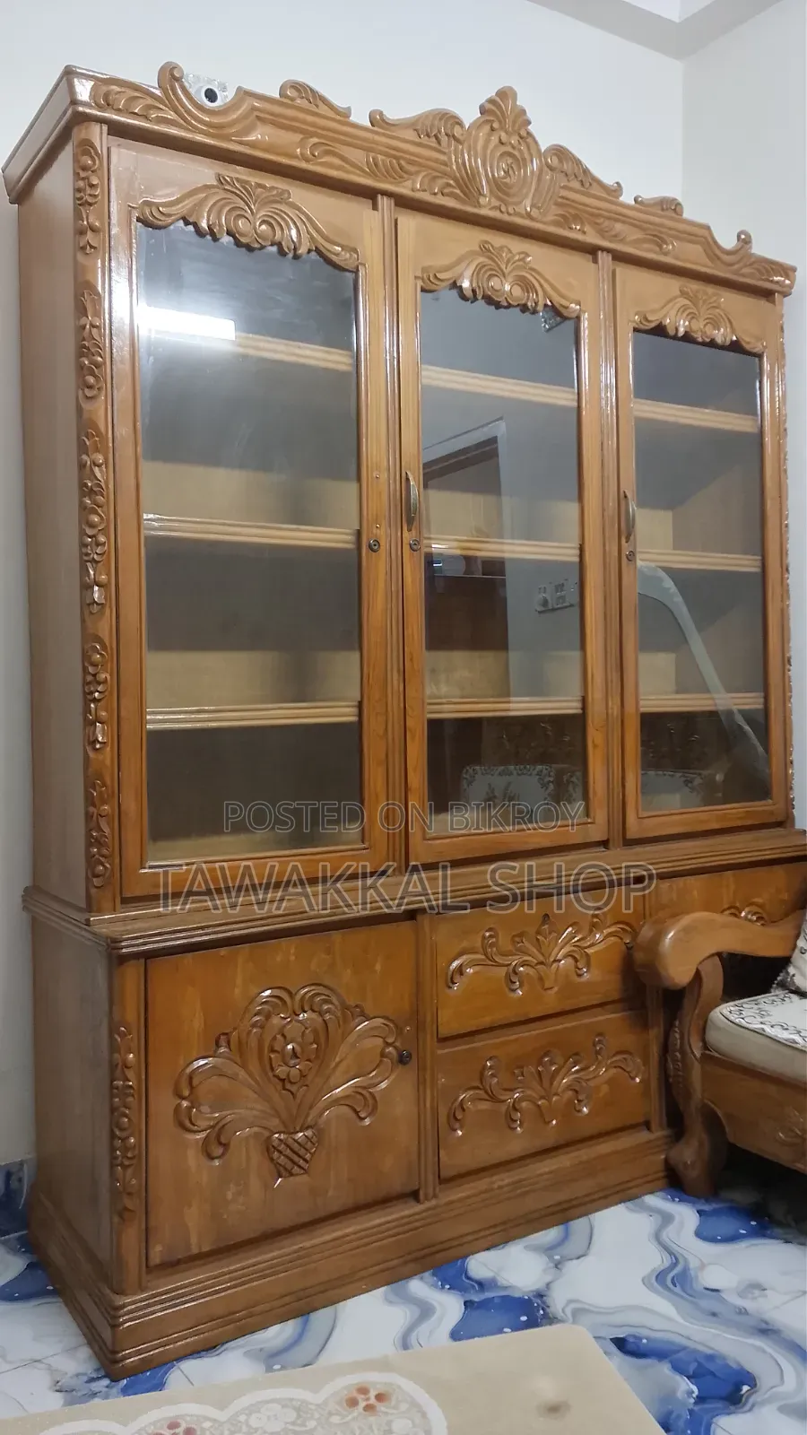 Teak Wood Showcase