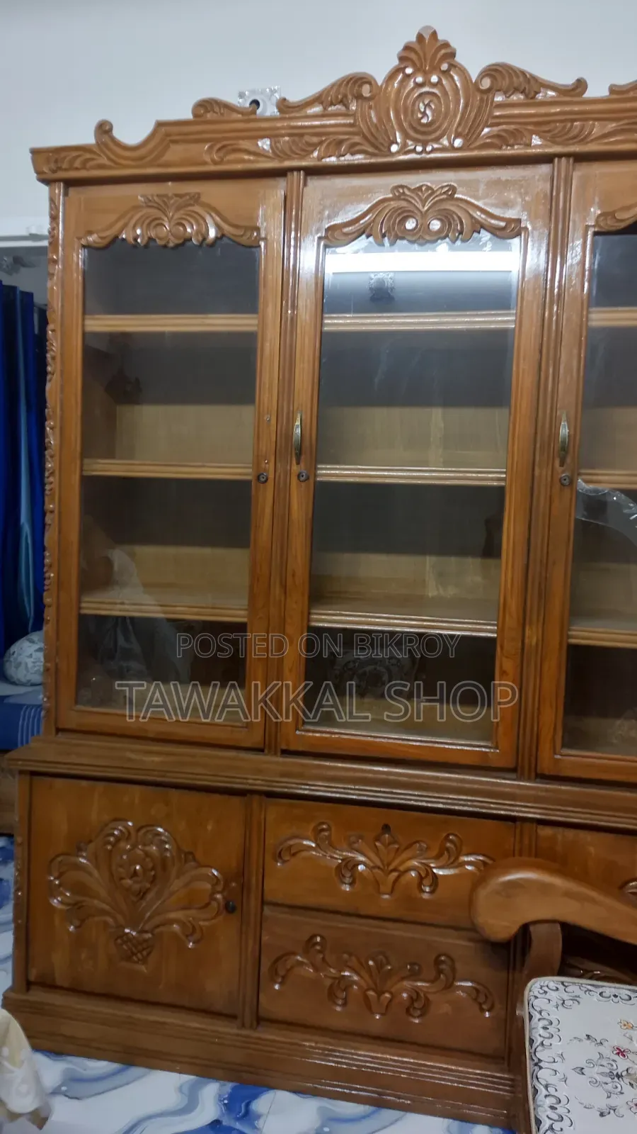 Teak Wood Showcase