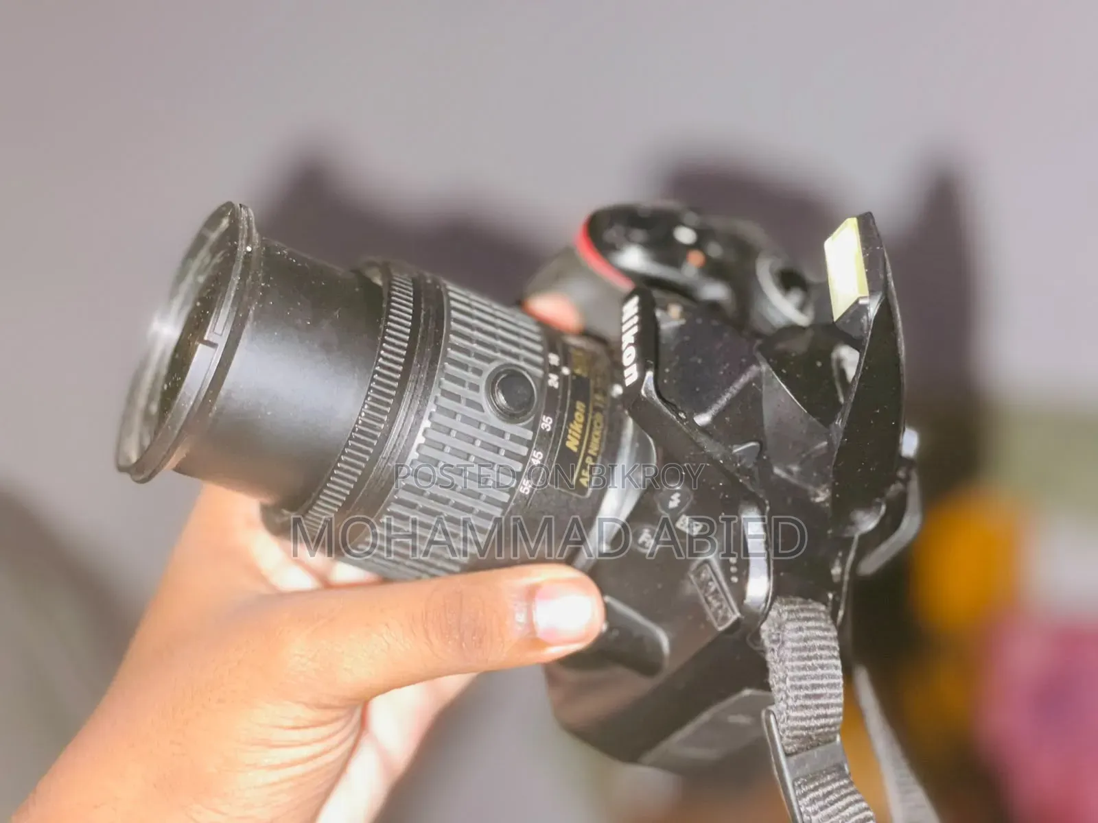 Selling Nikon 3400 D, absolutely fresh, one battery + bag + charger