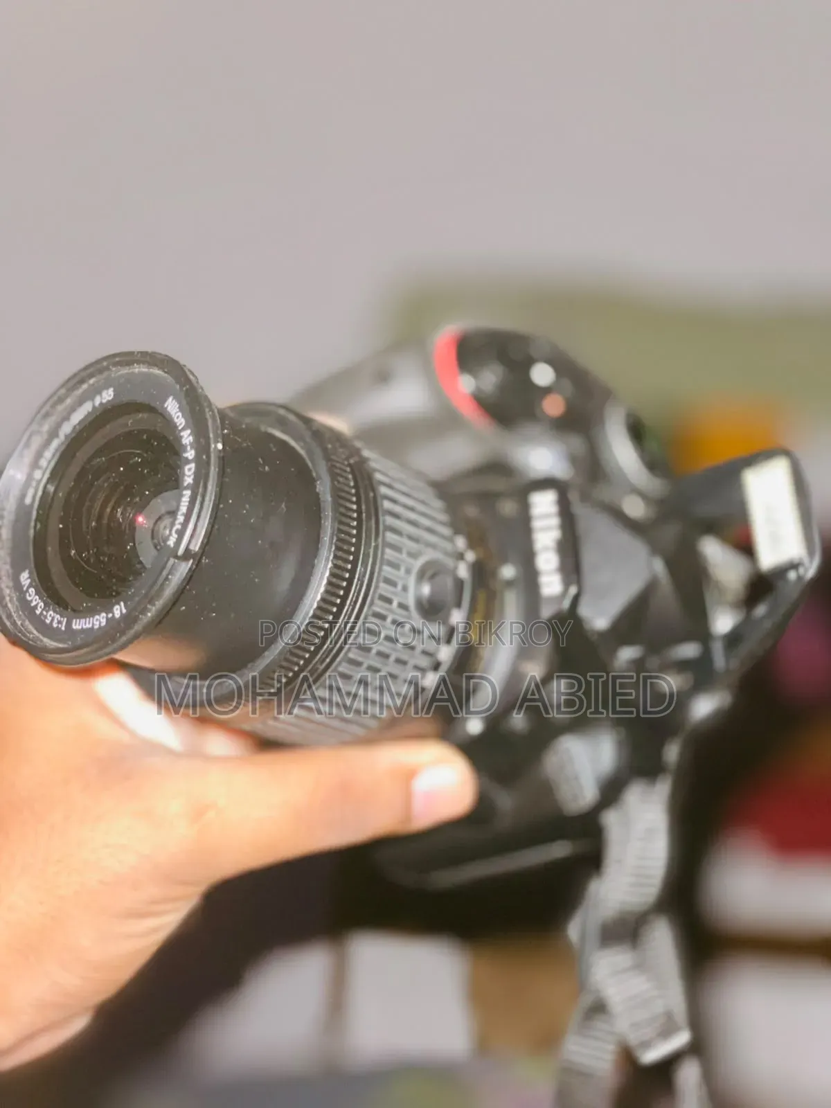 Selling Nikon 3400 D, absolutely fresh, one battery + bag + charger