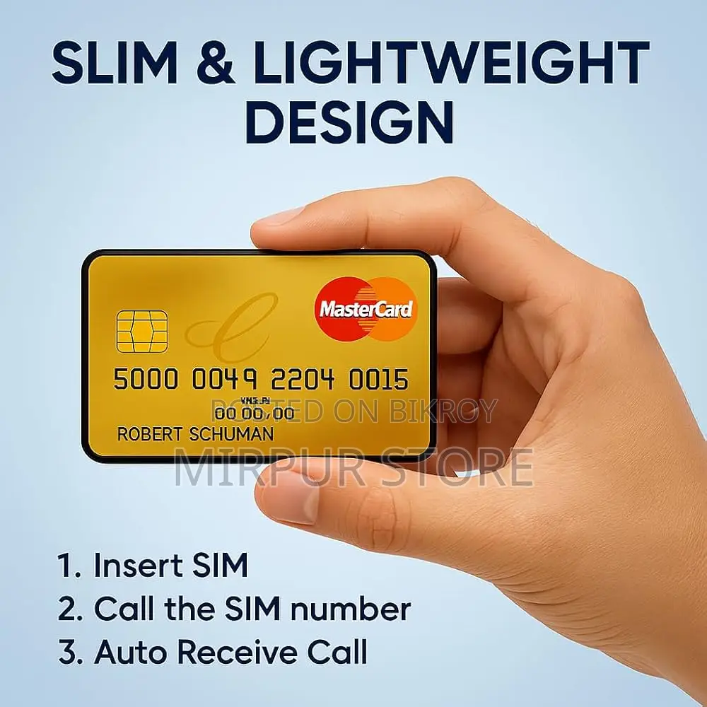 GSM Master Card SIM Based Device With Earpiece
