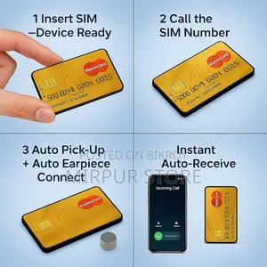 GSM Master Card SIM Based Device With Earpiece