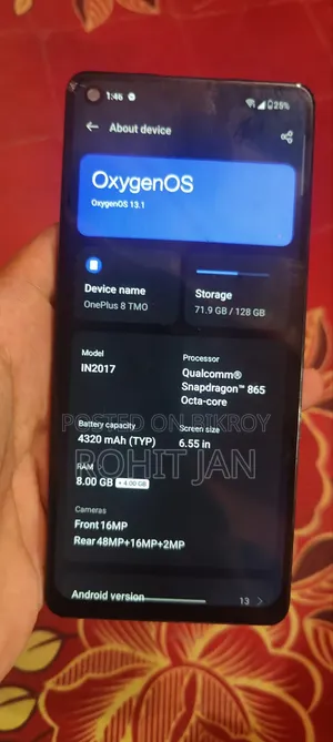 OnePlus 8 5G (T-Mobile) 128 GB Pink