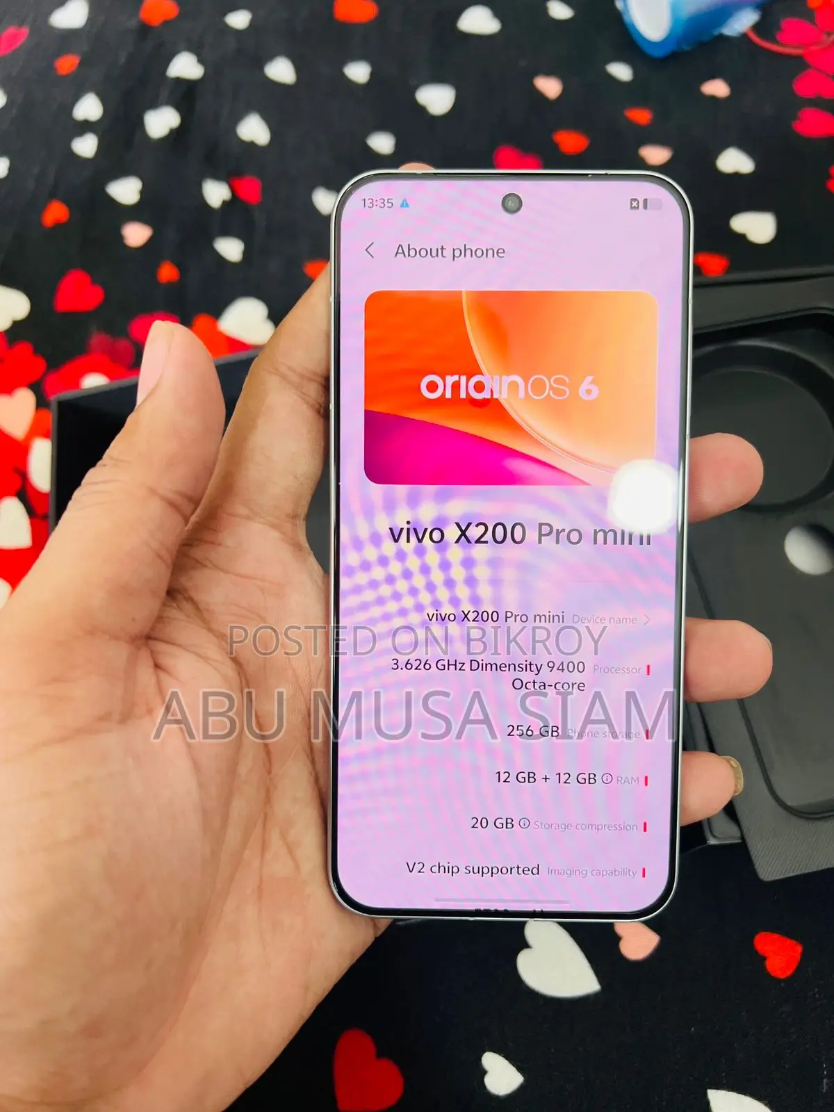 New Vivo X200 Pro mini 512 GB Silver