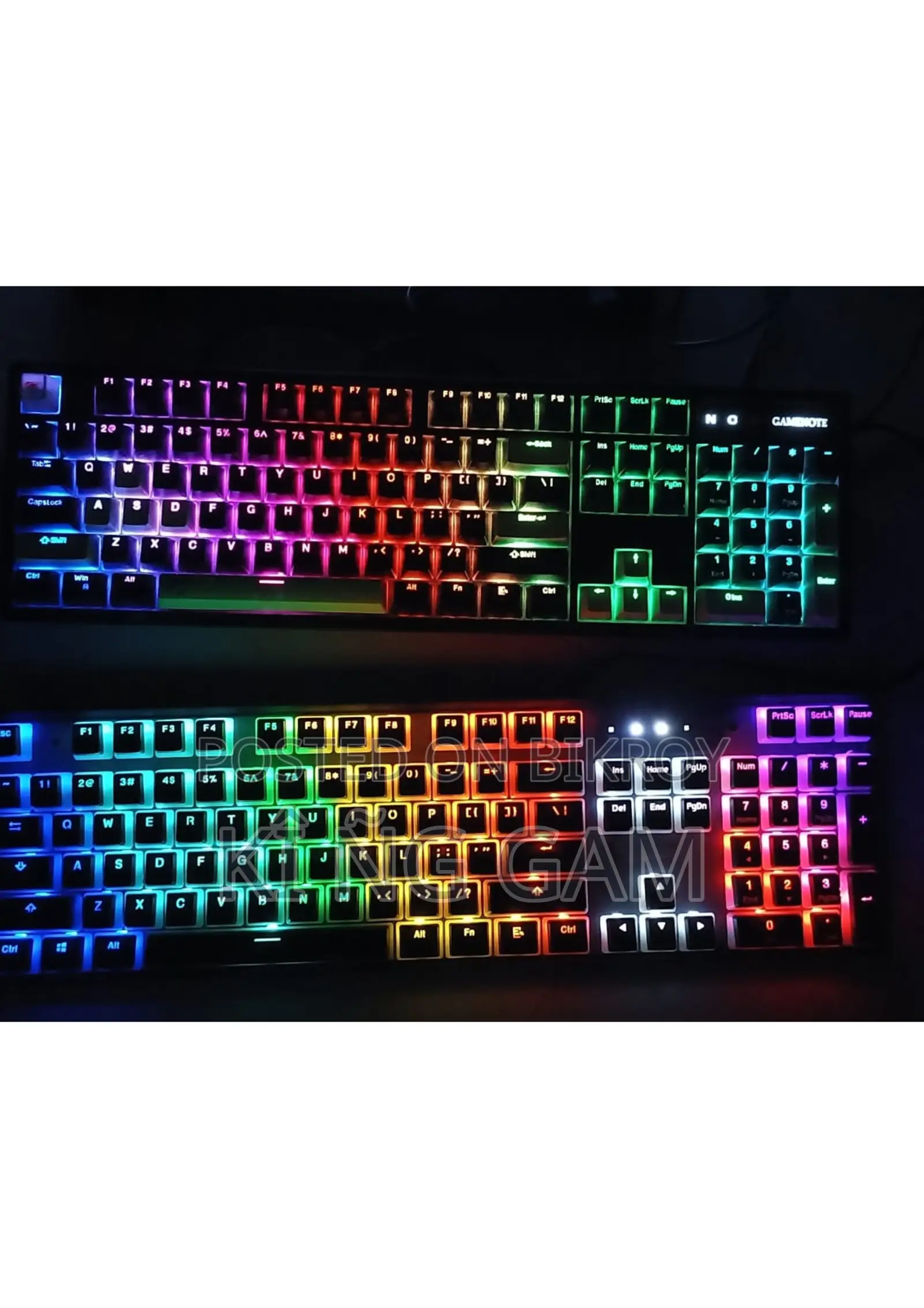 Combonite Tkl Rgb Mechanical Gaming Keyboard Rainbow Wave