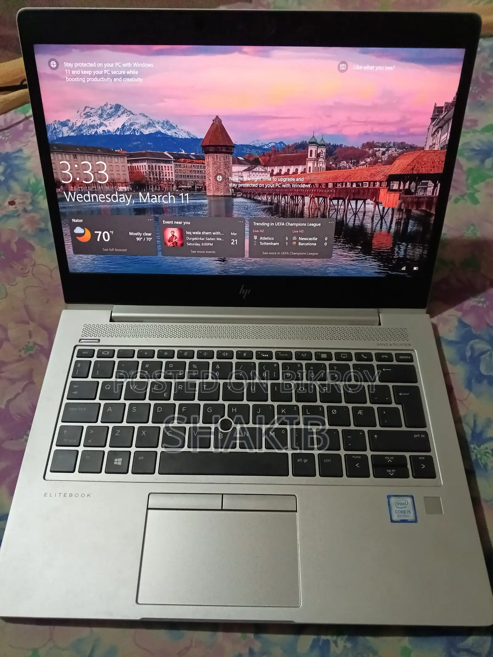 Laptop HP EliteBook 830 G6 8GB Intel Core i5 SSD 256GB