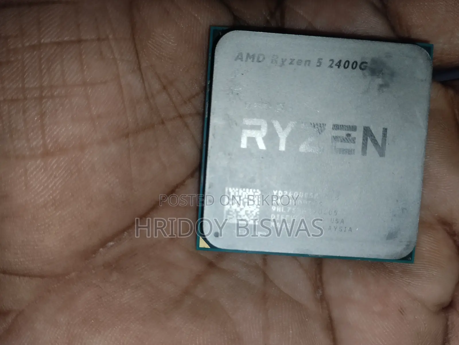 Amd Ryzen 5 2400g বিক্রি করতে চাচ্ছি (আপগ্রেড করার কারণে)।