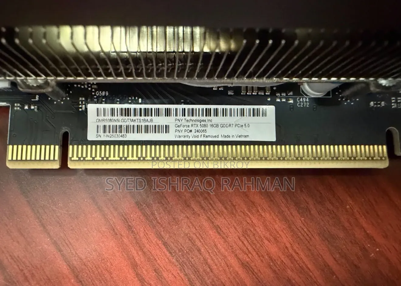 Pny RTX 5080 16 Gb