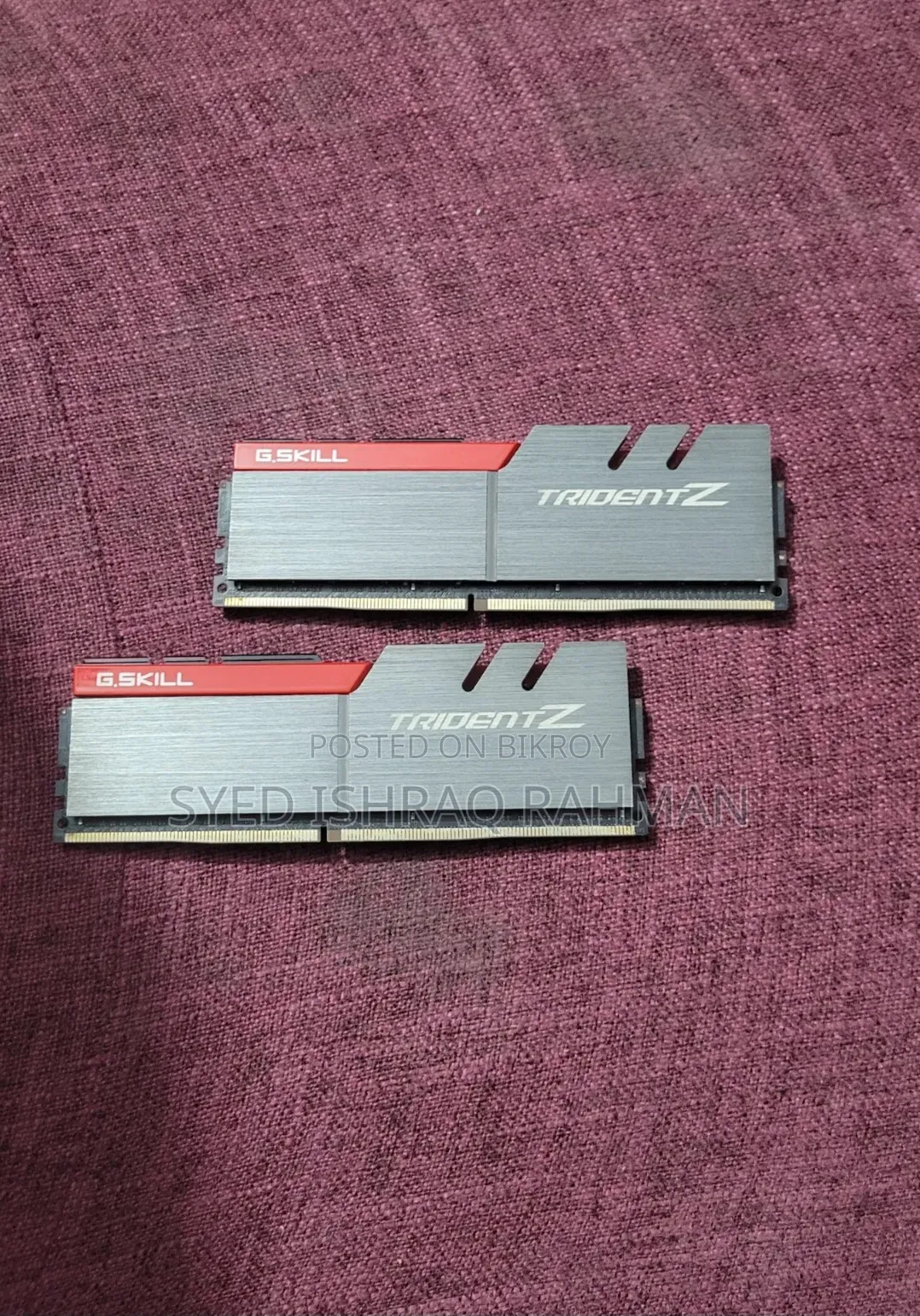 G Skill Trident Z Non RGB DDR 4 16×2 Gb 3200 MHZ