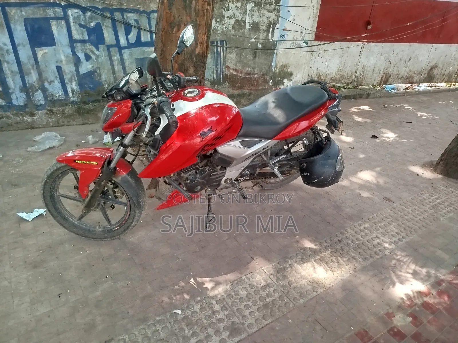 TVS Apache RTR 160 4V 2019 Red
