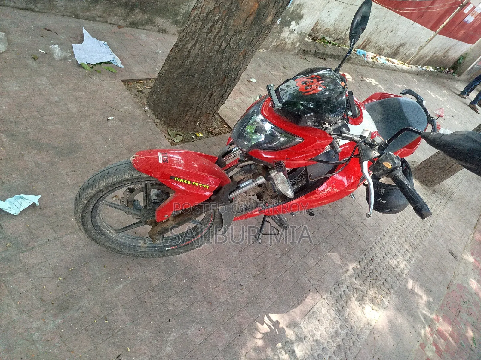 TVS Apache RTR 160 4V 2019 Red