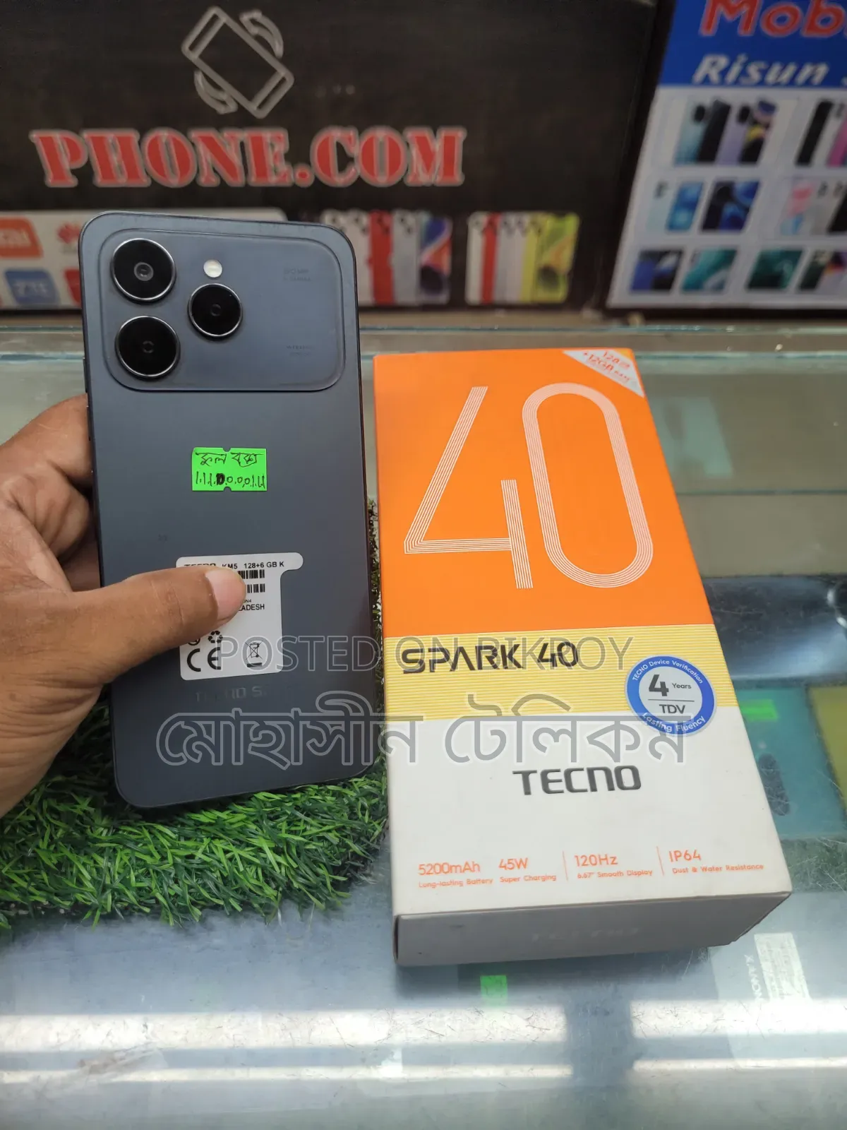 Tecno Spark 40 128 GB Black