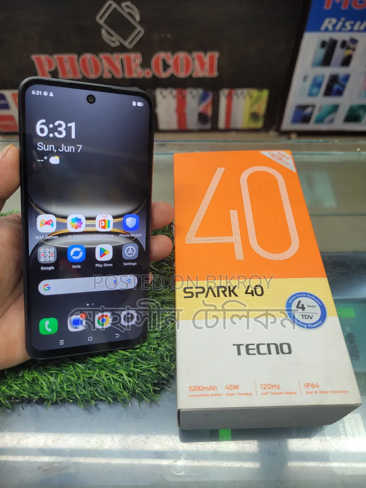 Tecno Spark 40 128 GB Black