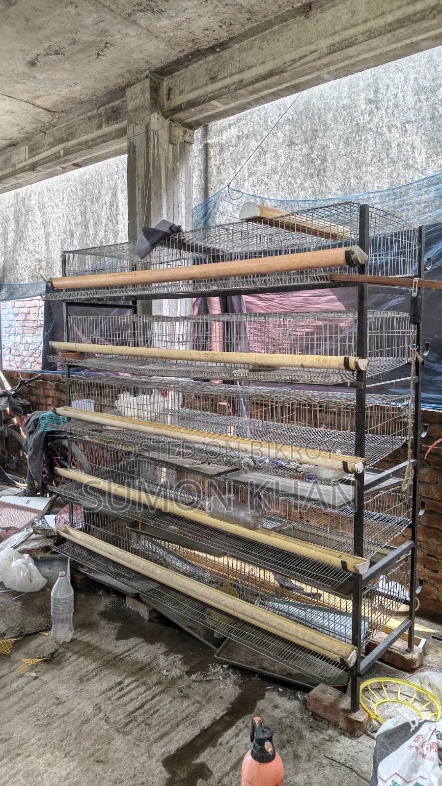 500 Capacity Quail Cage