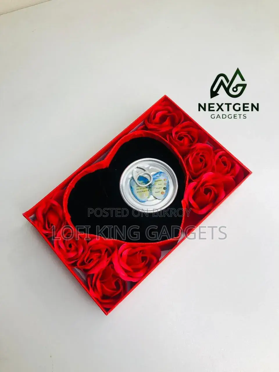 Premium Heart Pearl Gift Set – Necklace Rose Edition H0408